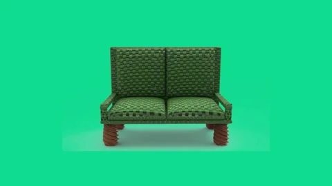 Beautiful Colorfull Sofa Stock Footage 346155145