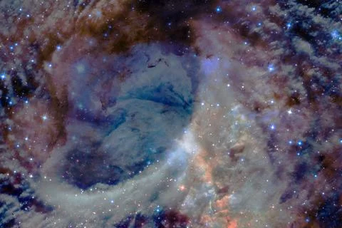 Beautiful colors of outer space. Elements of this image furnished by NASA Foto stock