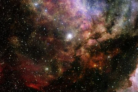 Beautiful colors of outer space. Elements of this image furnished by NASA Foto stock