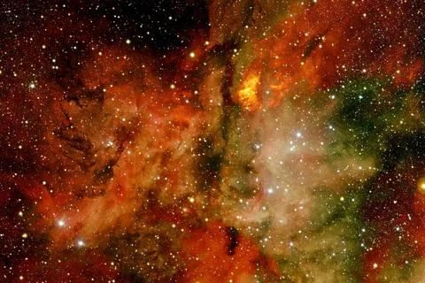 Beautiful colors of outer space. Elements of this image furnished by NASA Stock Photos