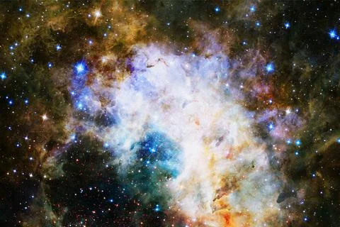 Beautiful colors of outer space. Elements of this image furnished by NASA Stock Photos