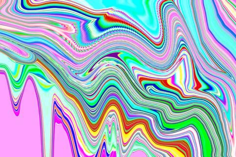 BEAUTIFUL COLOURS  DRIPPING PATTERN DIGITAL ART Stock Illustration