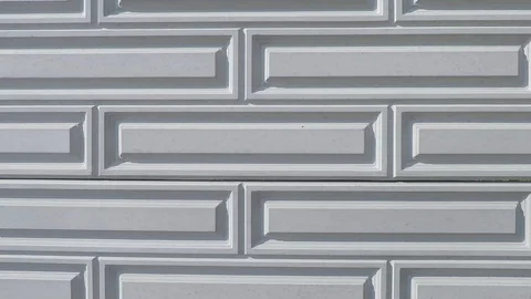 Beautiful concrete fence with rectangular shaped, smooth movement of the camera Stock Footage 124016457