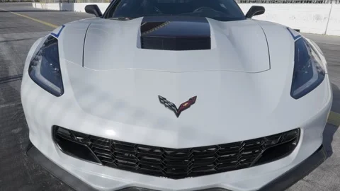 A beautiful corvette in front Stock Footage 276972419