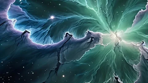 A beautiful cosmic nebula 스톡 동영상 304277255