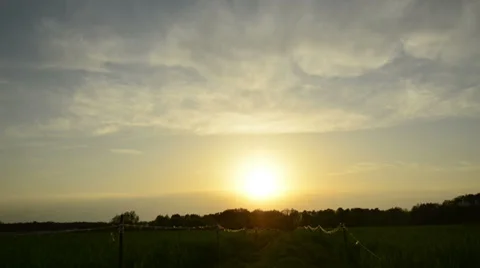 Beautiful countryside timelapse Stock Footage 30735171