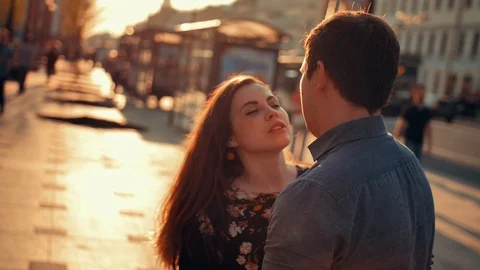 A beautiful couple dancing an dance with elements of waltz, leaks of morning sun Stock Footage 97872859