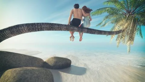 Beautiful couple Illustrazione stock