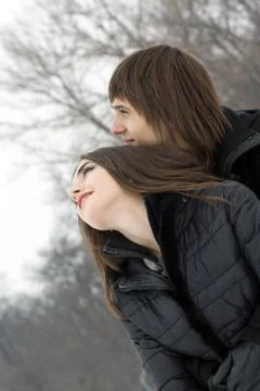 Beautiful couple Stock Photos