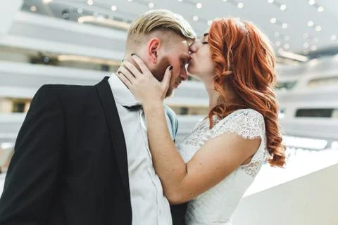 Beautiful couple posing Foto stock