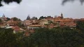 Beautiful cozy houses in Sighnaghi town of Georgia, traditional architecture HD Footage