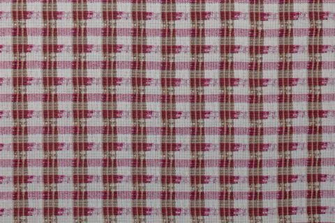 Beautiful creative fabric with checkered textile texture background Illustrazione stock