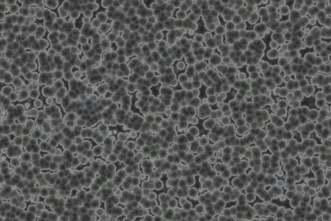 Beautiful creative huge amount of bio bacterias computer graphics texture Illustrazione stock