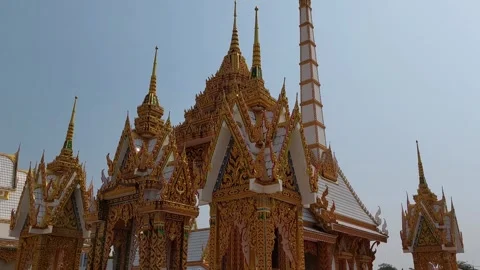 Beautiful cremation ground Stock Footage 276355146