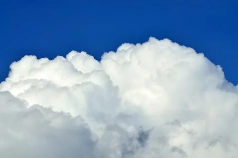 Beautiful Cumulus cloud closeup Stock Photos