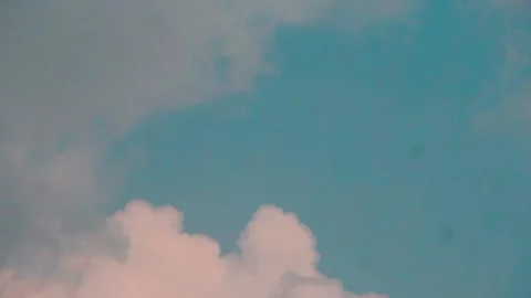 Beautiful cumulus clouds Stock Footage 237435481