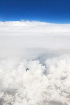 Beautiful cumulus clouds 스톡 사진
