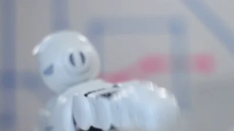 Beautiful Dance advanced Robot Stock Footage 81787243