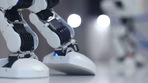 Beautiful dance moves smart robots Stock Footage 81787167