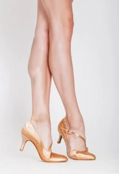 Beautiful dancer legs Stock Photos