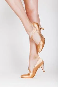 Beautiful dancer legs Stock Photos