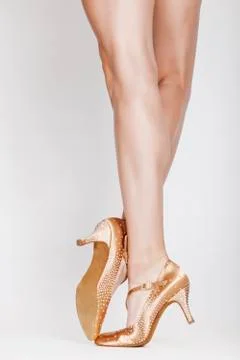 Beautiful dancer legs Stock Photos