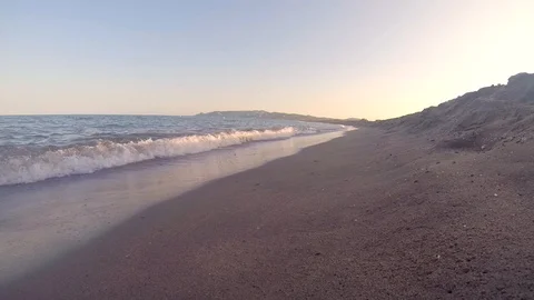Beautiful dawn in the seashore Stock Footage 118309686