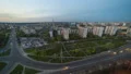 The beautiful day to evening transition in the city. time lapse 4k or 4k+ Resolution
