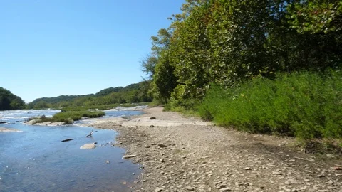 Beautiful day on the lake Stock Footage 80752343