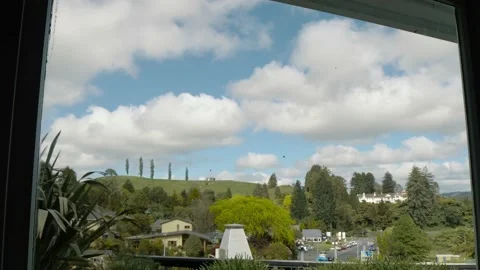 Beautiful day outside gliding into window Stock Footage 140610600