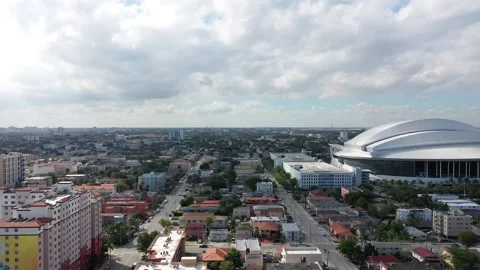 Beautiful Daylight Miami View Stock Footage 156204233