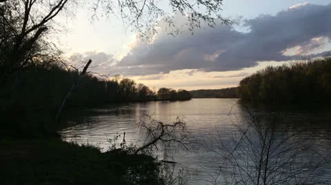 Beautiful day's end Stock Footage 22935327
