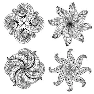 Beautiful Deco 스톡 일러스트