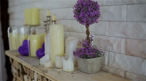 Beautiful decor in the studio Stock Footage 49742652