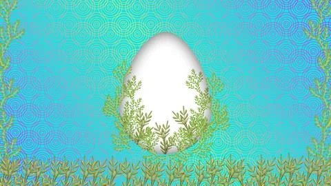 Beautiful decoration for Easter holiday Illustrazione stock