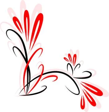 Beautiful decorative corner 스톡 일러스트