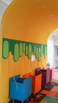 Beautiful Decorative Elements. School Art of Mordern value based Education model Stock Photos