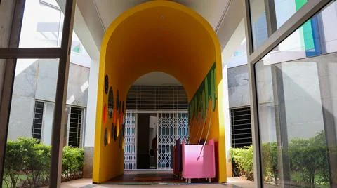 Beautiful Decorative Elements. School Art of Mordern value based Education model Stock Photos