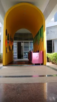 Beautiful Decorative Elements. School Art of Mordern value based Education model Foto stock