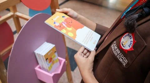 Beautiful Decorative Elements. School Art of Mordern value based Education model Stock Photos