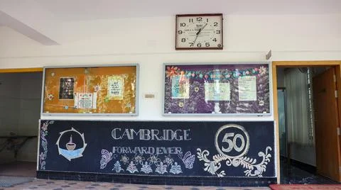 Beautiful Decorative Elements. School Art of Mordern value based Education model Stock Photos