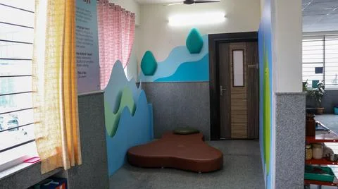 Beautiful Decorative Elements. School Art of Mordern value based Education model Stock Photos