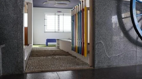 Beautiful Decorative Play Elements in School. Kids Play Room. Stock Photos