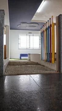Beautiful Decorative Play Elements in School. Kids Play Room. Stock Photos