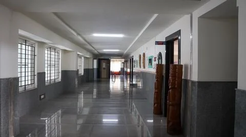 Beautiful Decorative Play Elements in School. Kids Play Room. Indian School. Stock Photos