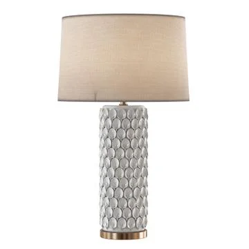 Beautiful decorative table lamp isolated background 3d Stock Illustration