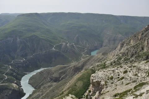 Beautiful deep canyon Foto stock