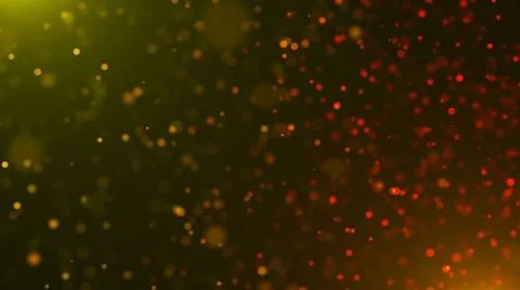 Beautiful defocused particles with glowing effect, shallow depth of field,... Foto stock