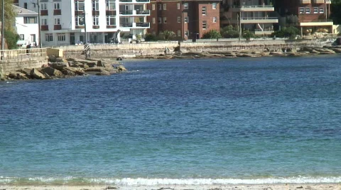 Beautiful Deserted Beach Stock Footage 283809