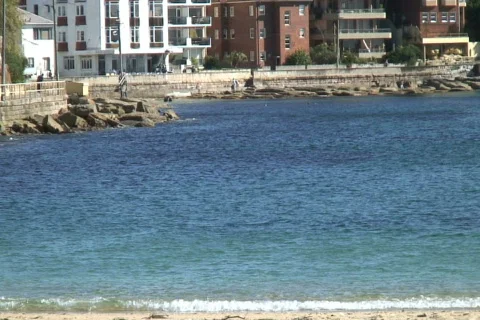 Beautiful Deserted Beach SD NTSC Stock Footage 386139